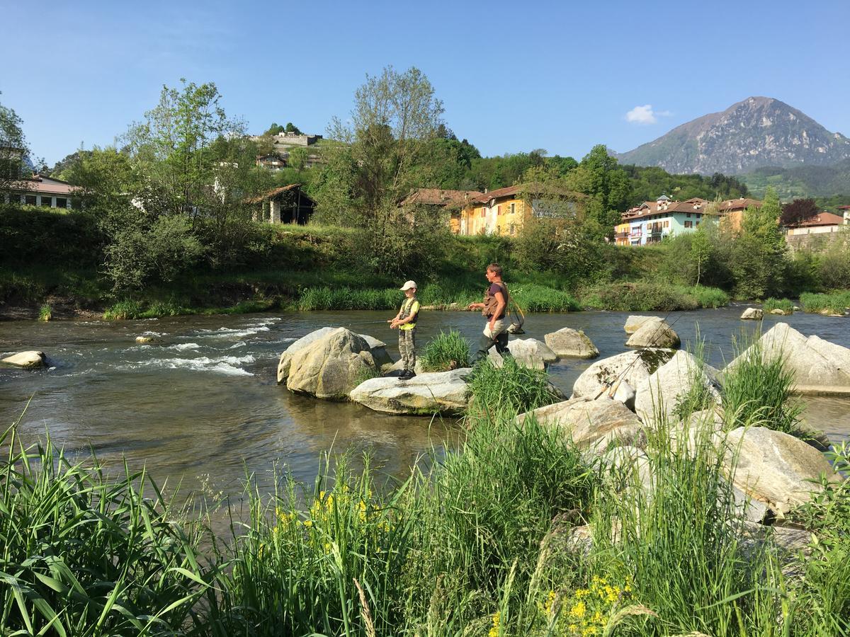 Hotel Posta Comano Terme Exteriör bild
